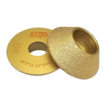 DIAMOND GRINDING WHEEL 45 DEGREE HYPOTENUSE